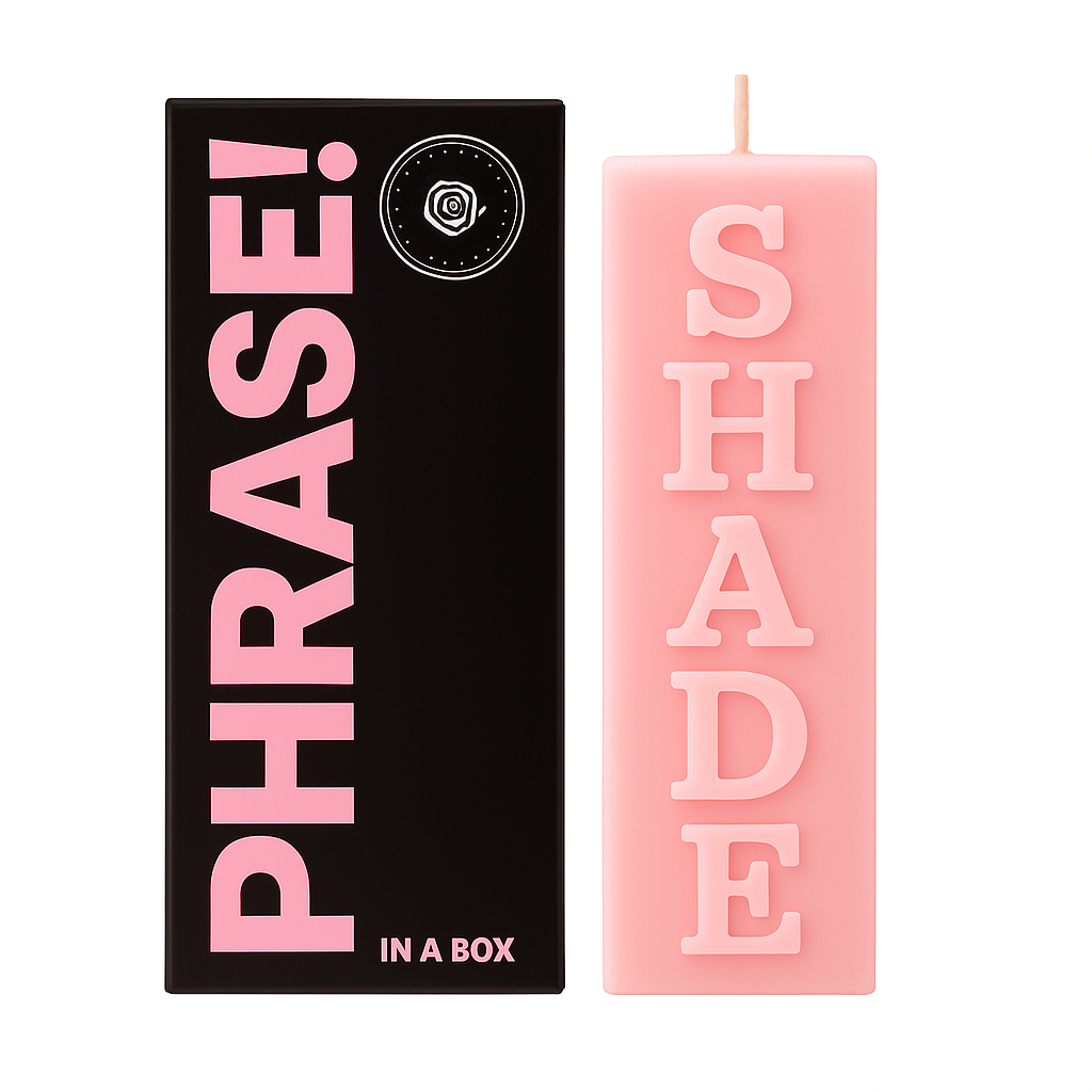 Phrase in a Box | SHADE Candle