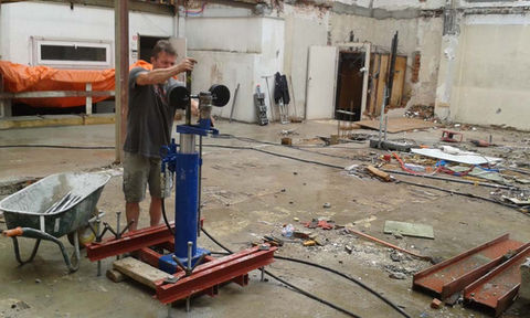 Sonderen met demontabel apparaat voor afbraak