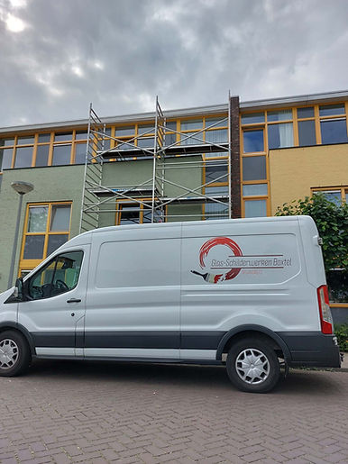 Camionette van Glas- en Schilderwerken Boxtel