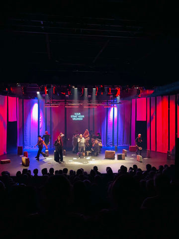 Professionele verlichting bij voorstelling