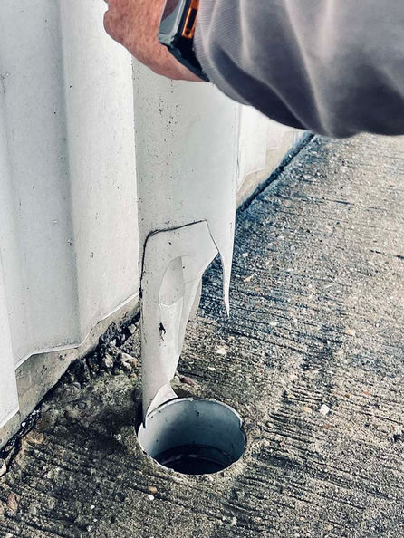 herstellen dakafvoer