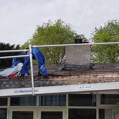 Huizen, woning golfplaten