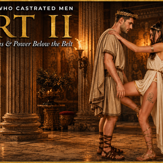The Women Who Castrated Men: Part 2 — Goddesses, Queens, and Why Every Man Reading This Just Moved His Hand Below the Belt