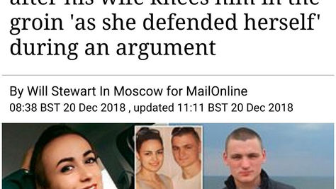 Husband Loses Testicle After Wife Knees Him In Groin During Huge Argument