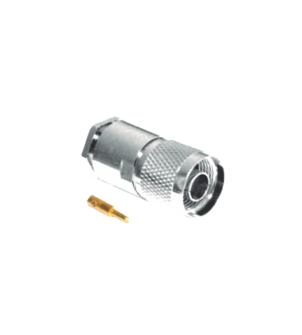 Steelbras Conector N macho recto RG213 crimp
