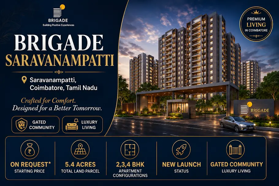 Explore the Location Advantages of Brigade Saravanampatti