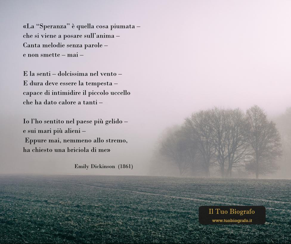 Emily Dickinson - biografia - misero - reclusa - poetica - Il Tuo Biografo