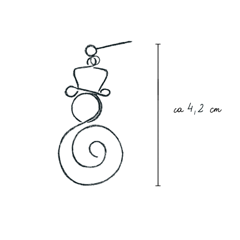 Miniaturbild: Drahtschneemann