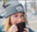 Girl sipping coffee