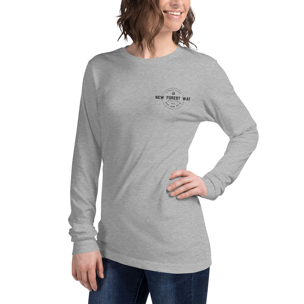 Thumbnail: New Forest Way Unisex Long Sleeve Tee