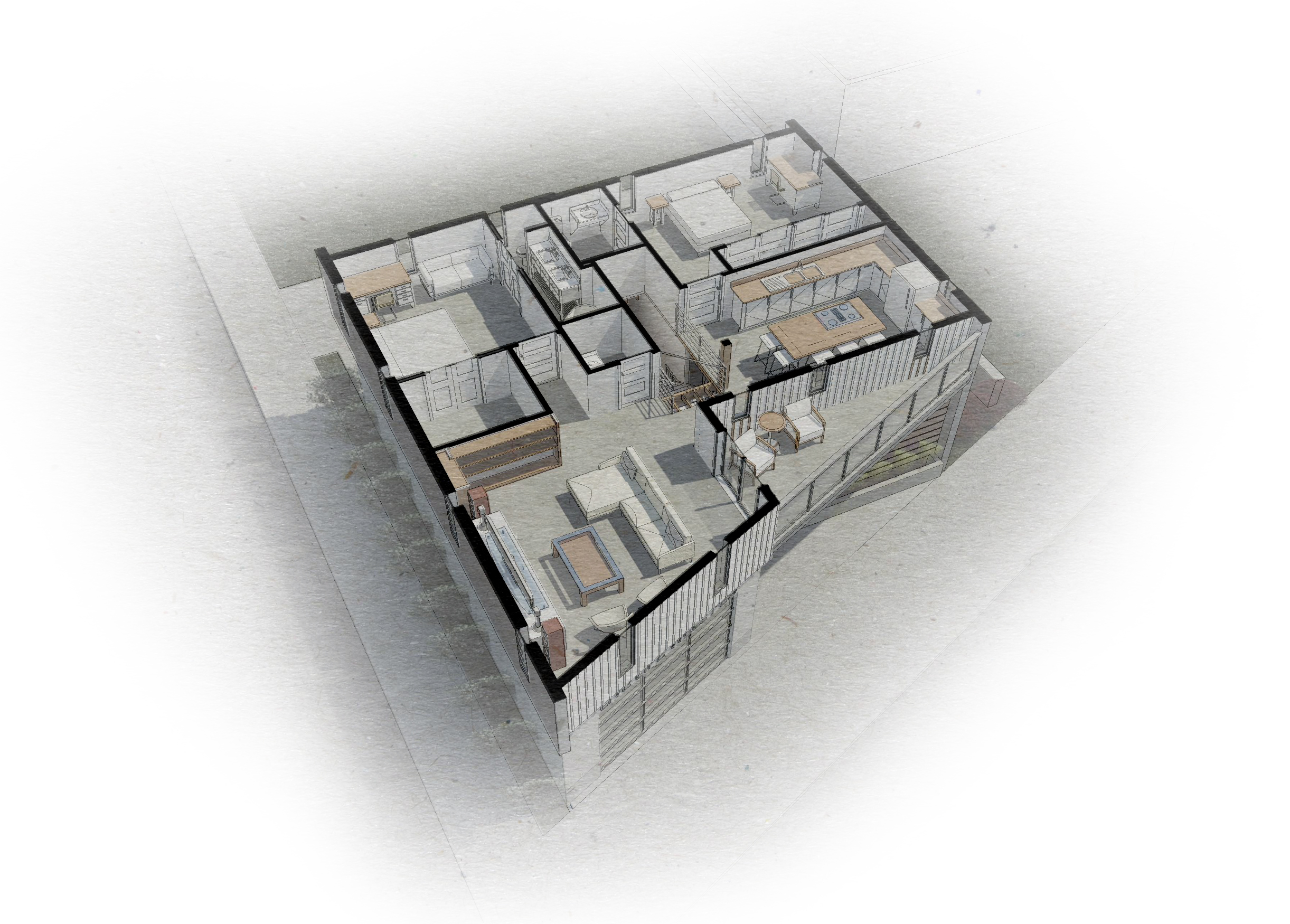 PERSPECTIVE PLAN RENDERING