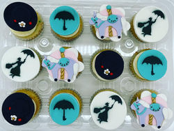 Mary Poppins Cupcakes