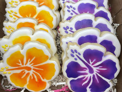 Hibiscous Sugar Cookies
