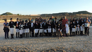 Concurso de doma en El Estribo