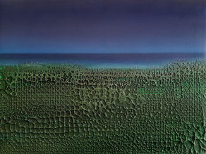 To the Shore. Abstract landscape. Roger Toledo. Cuban Artist.