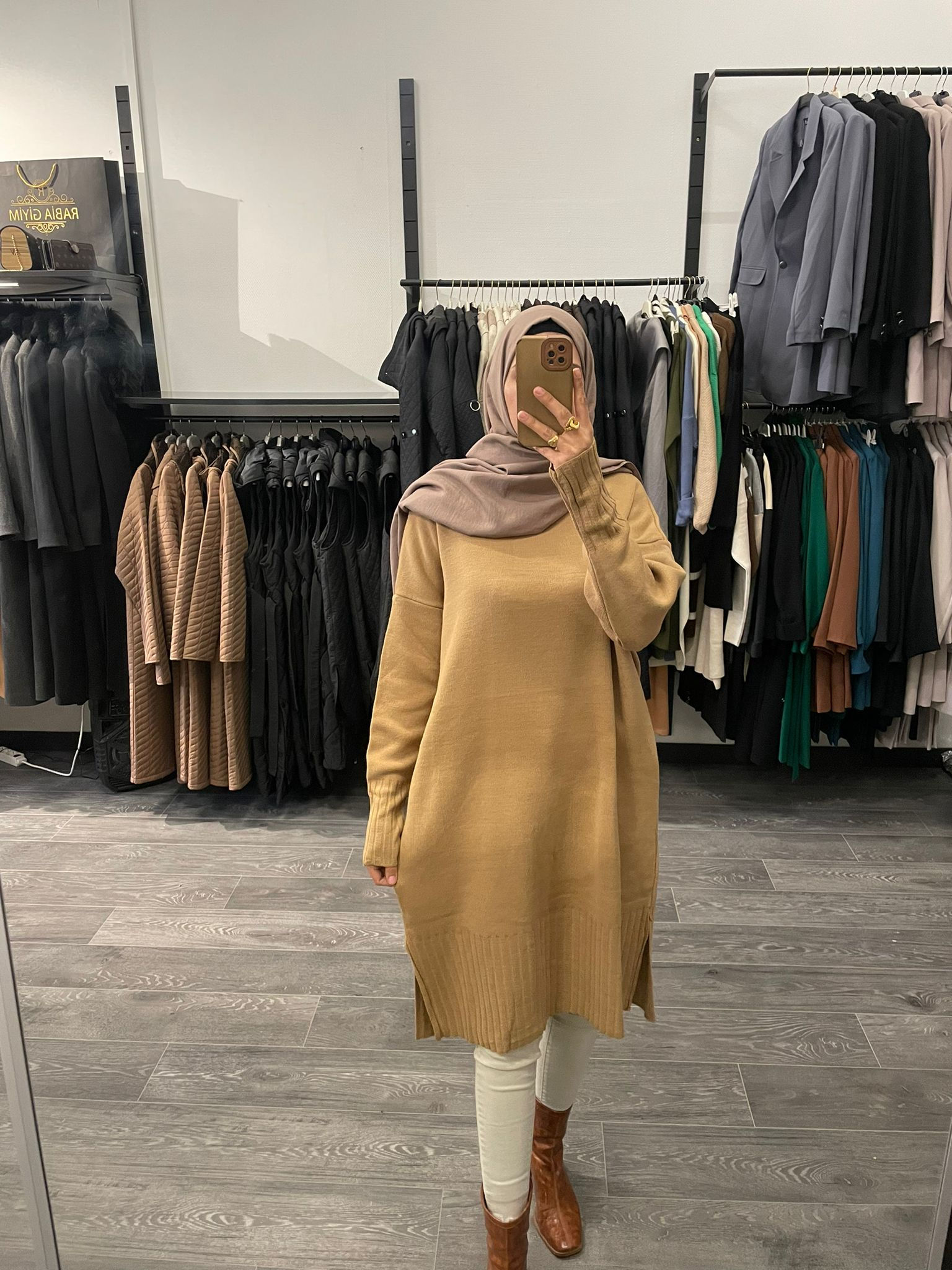 Triko Knit Trui Beige