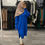 Thumbnail: Triko Knit Trui Blauw