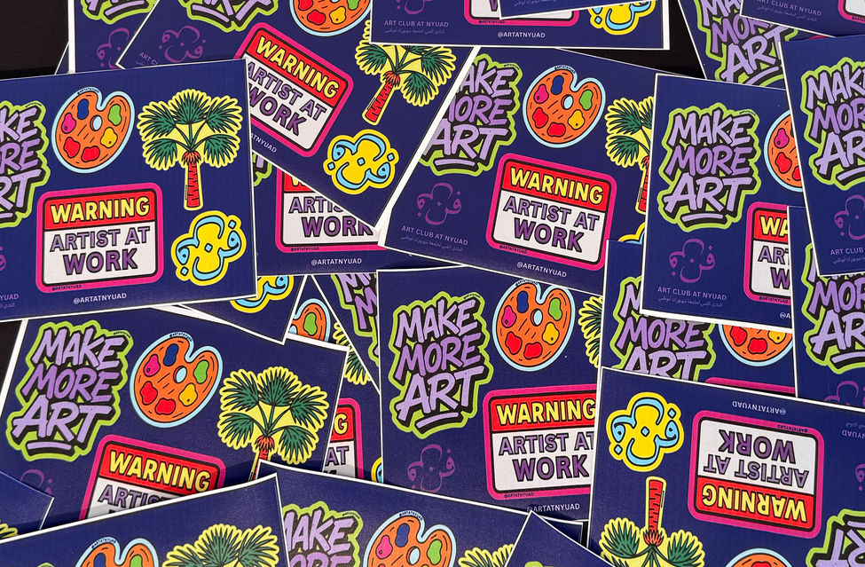 Art Club at NYUAD Sticker Set