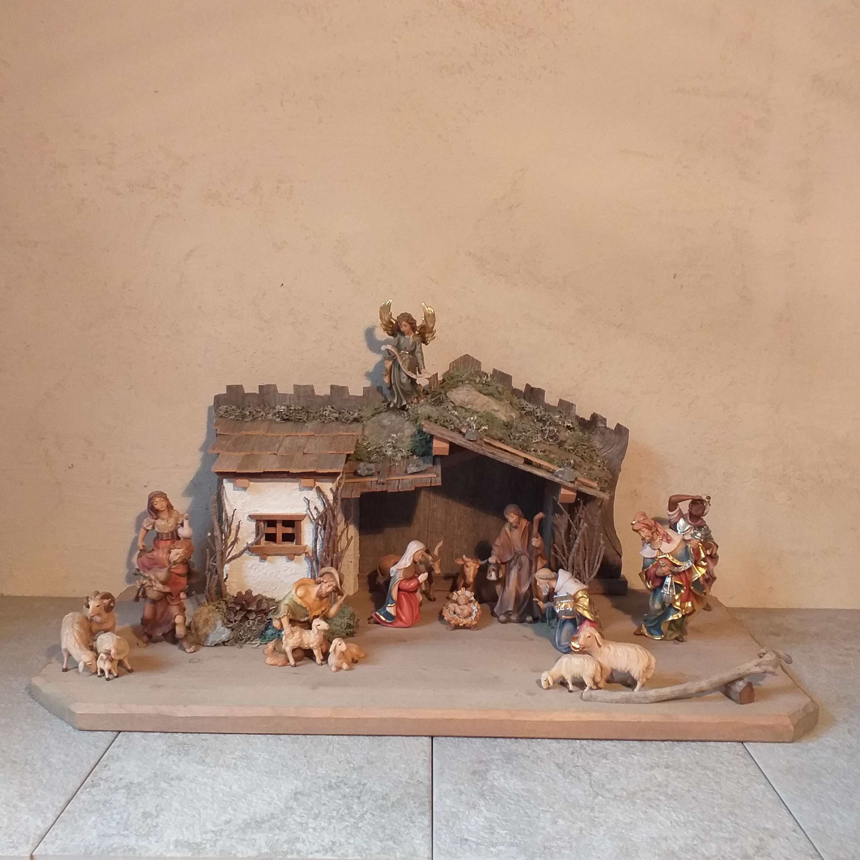 Komplettset Thomaskrippe 15cm 20teilig color 