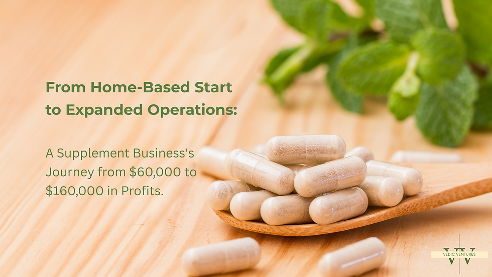 How much you can earn from a supplement business