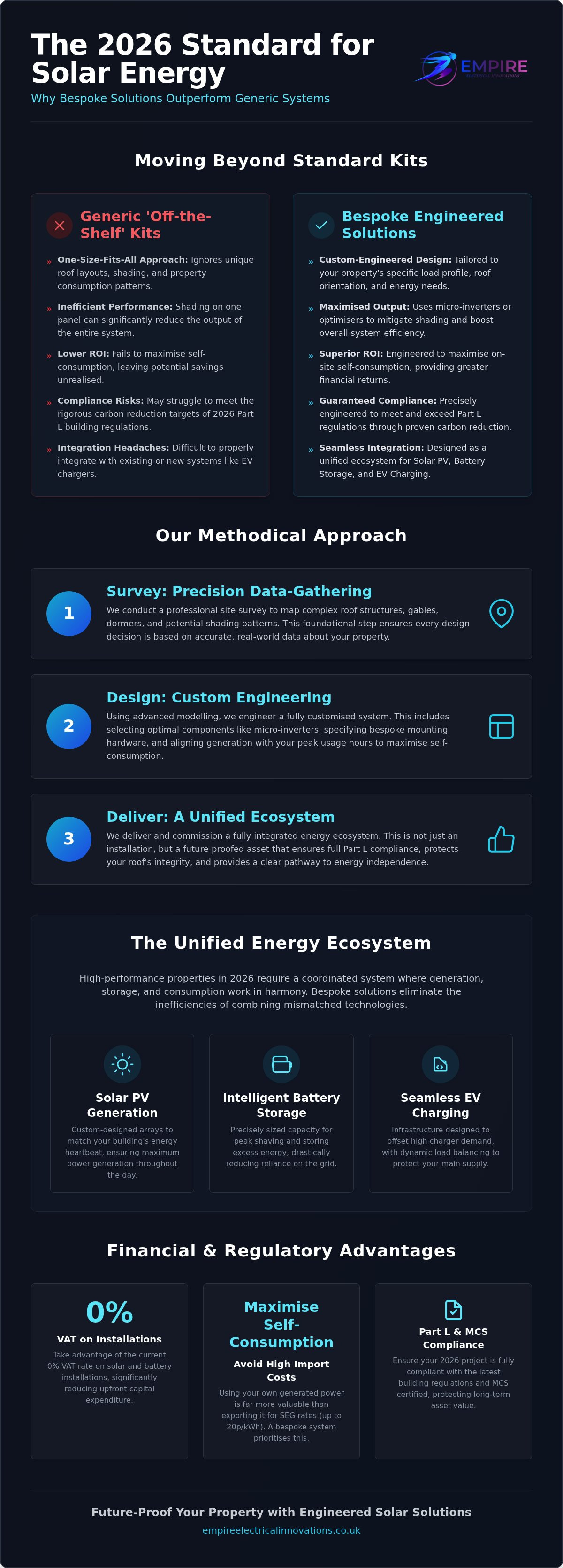 Bespoke solar energy solutions