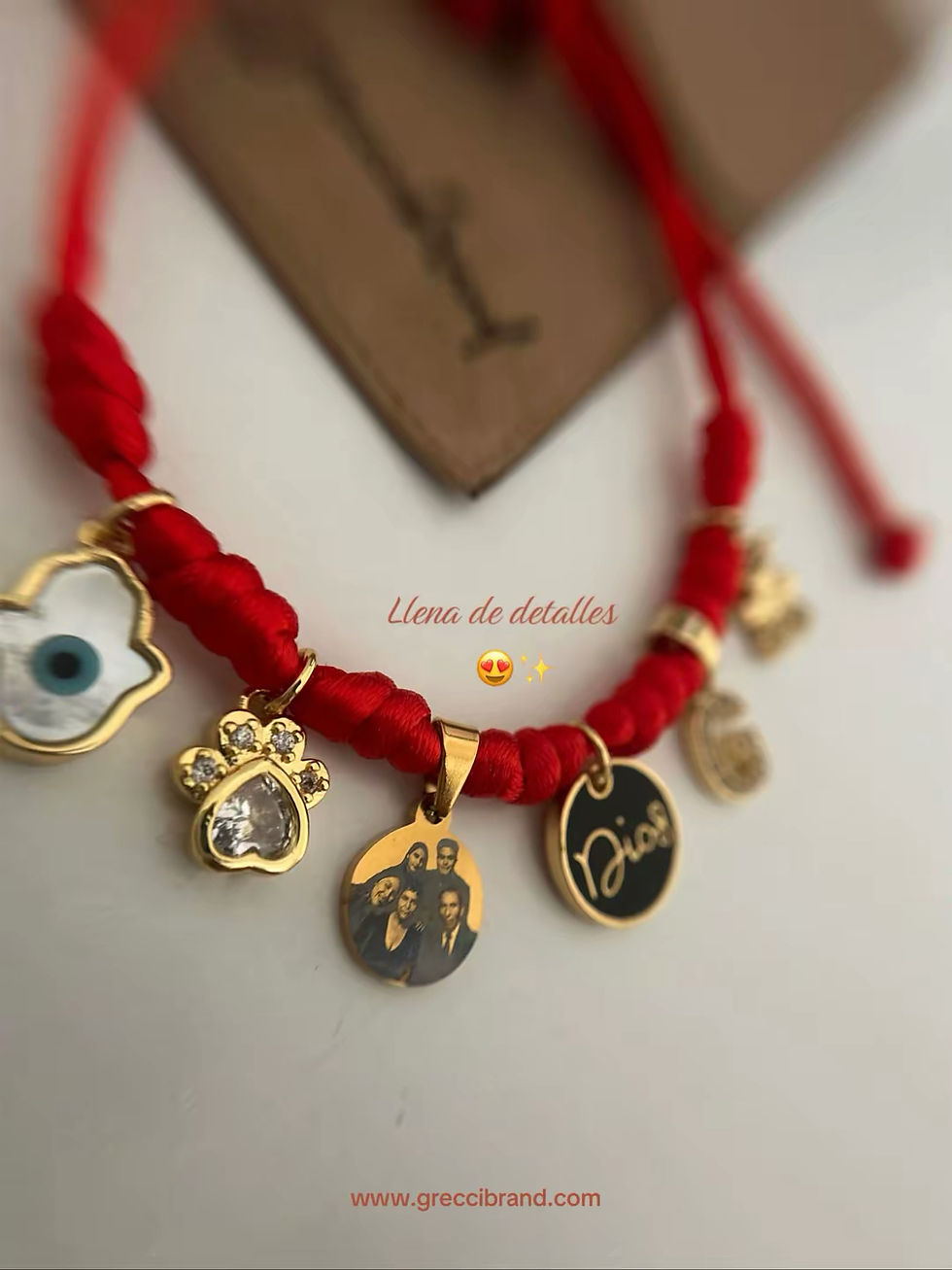 Miniatura: Pulsera de los deseos (7 nudos)