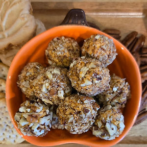 Pumpkin Crunch Cheese Balls
