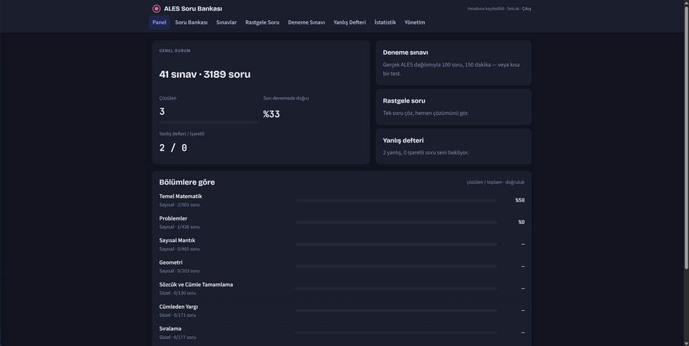 ALES Soru Bankası screenshot 1