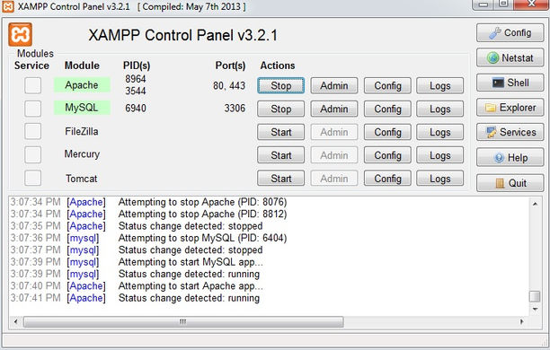 xamppcontrolpanel