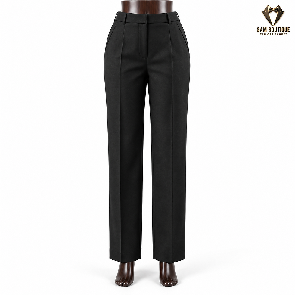 Black women’s formal tailored trousers in Phuket