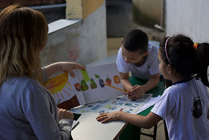 The Hungry Caterpillar - teaching in the favela
