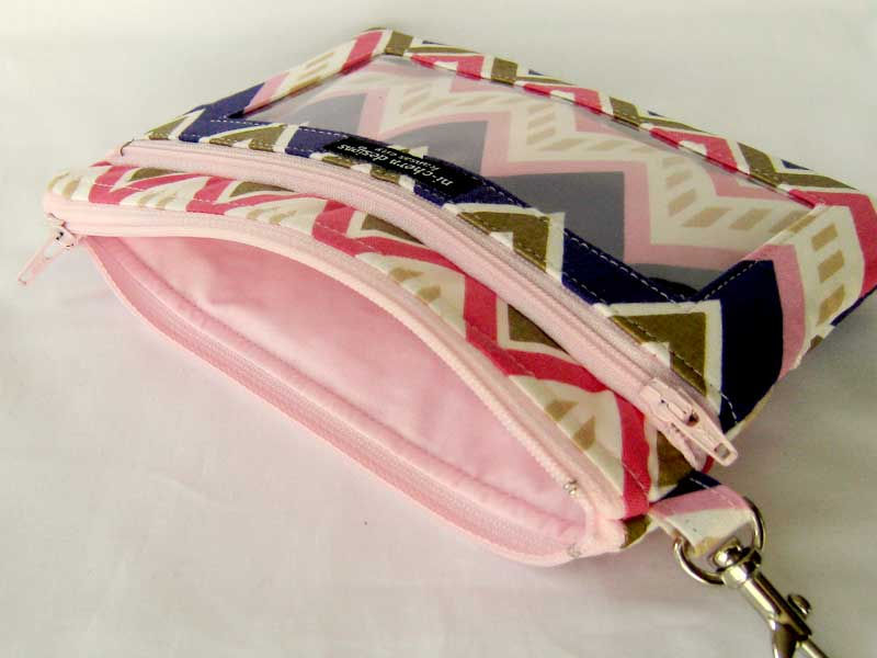 Thumbnail: Purple Gold Pink Chevron - Large PP