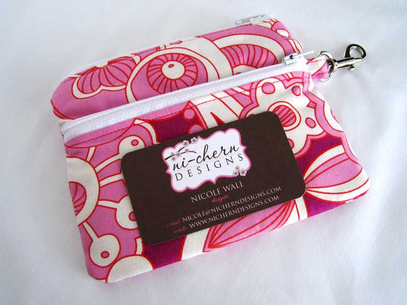 Thumbnail: Pink Park Slope - Sm Phone Pouch