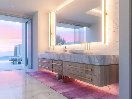 Trending bathroom benchtop designs