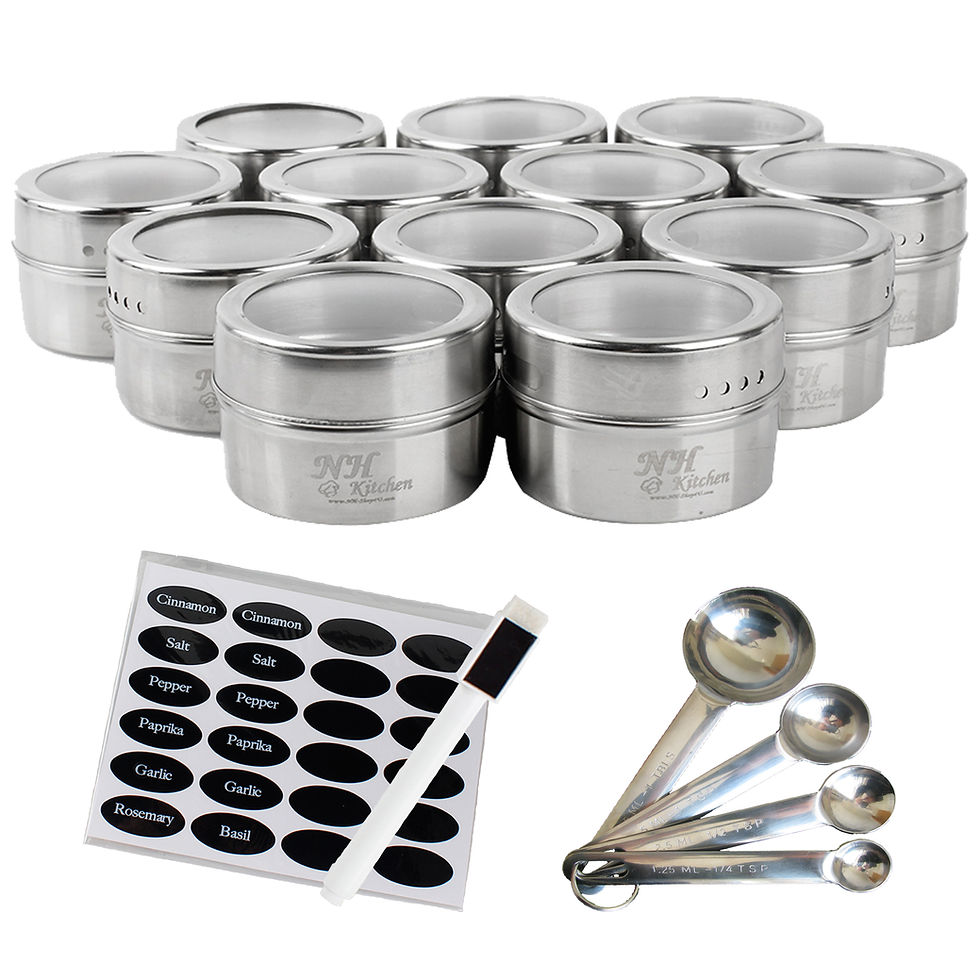 Magnetic Spice Tins Set