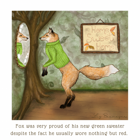Fox Illustration By Professor Baxmeyer