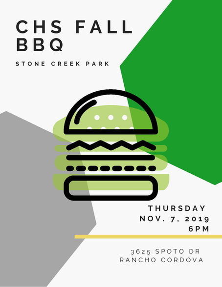 Upcoming Fall BBQ November 7th!