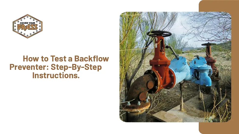 How to Test a Backflow Preventer: Step-By-Step Instructions.