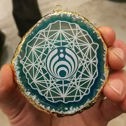 #bassnectar #basslove #basshead_#goldplated #agate #laseretched _#metatronscube #sacredgeometry_dis