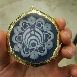 #bassnectar #basslove #basshead_#goldplated #agate #laseretched _#mandala #sacredgeometry_#auxsmade