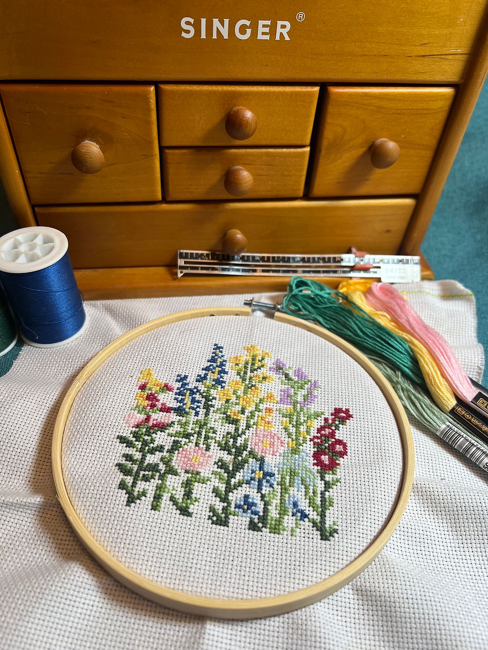 Floral Circle 2 - a mix of spring/summer wildflowers.