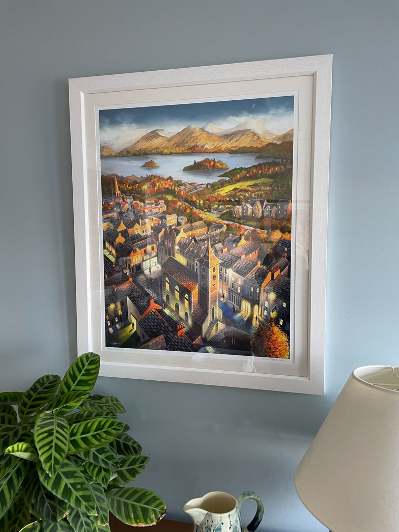 Thumbnail: art print keswick autumn framed