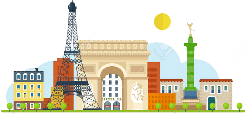 47007313-french-landmarks-vector-travel-