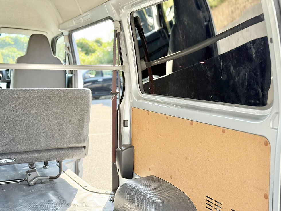 サムネイル： ハイエースバン 7型 DX GL ハイルーフ デジタルインナーミラー バックモニター ETC