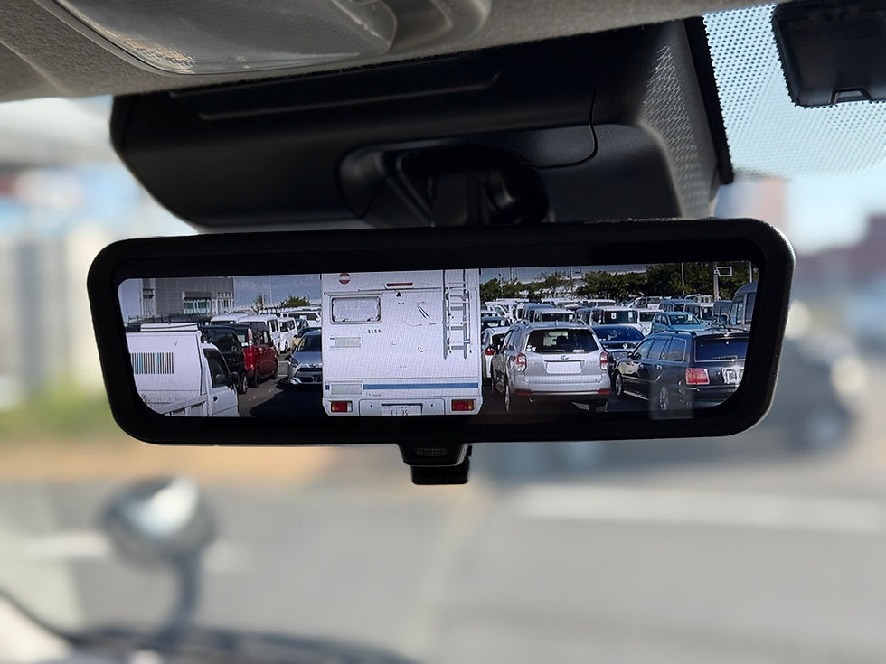 サムネイル： ハイエースバン 7型 DX GL ハイルーフ デジタルインナーミラー バックモニター ETC