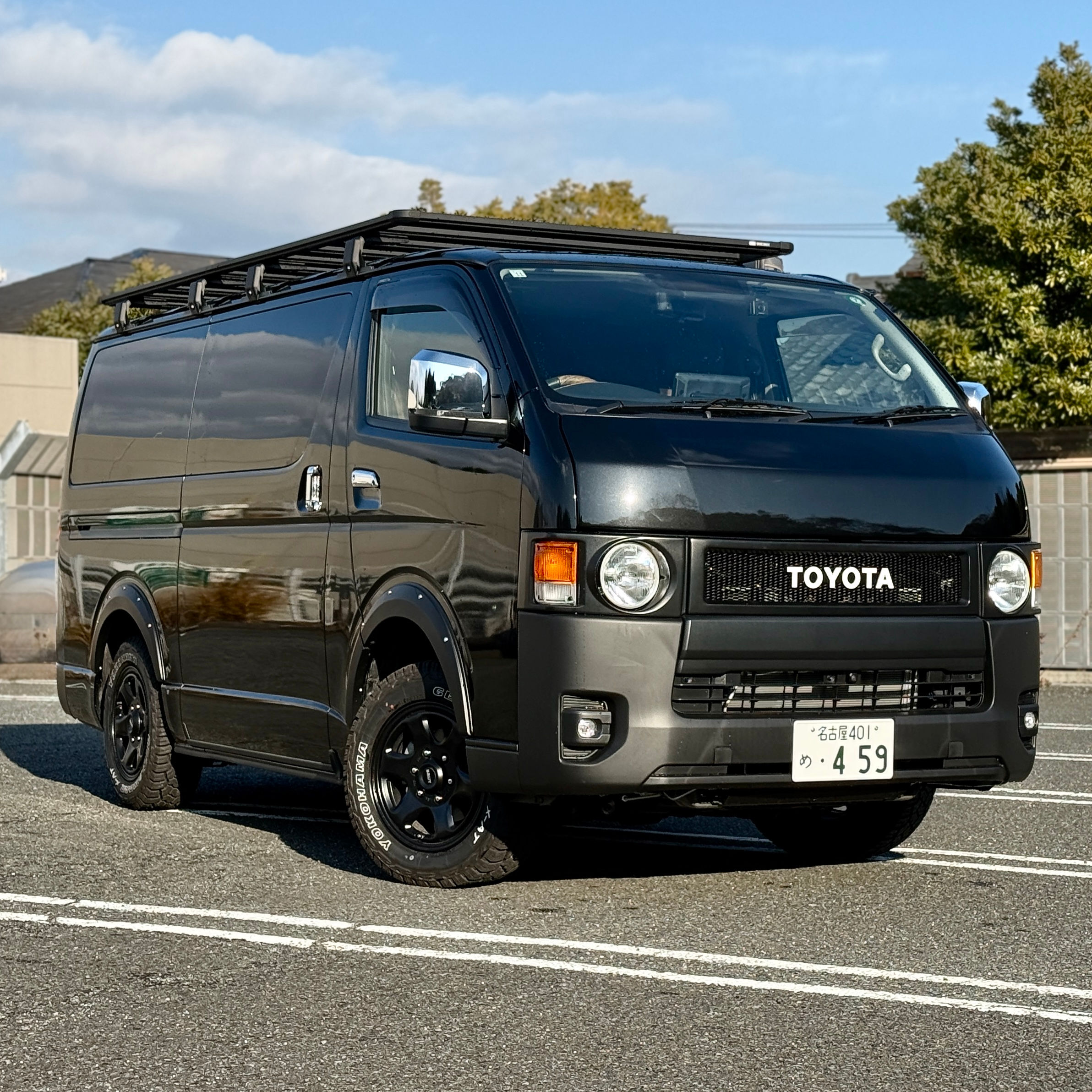 ハイエースバン 7型 ディーゼル 4WD フレックス コーストライン 丸目ヘッドライト 両側パワースライド