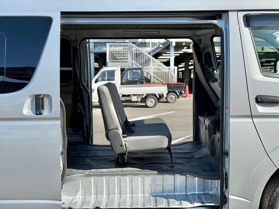 サムネイル： ハイエースバン 7型 DX GL ハイルーフ デジタルインナーミラー バックモニター ETC