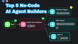 Top 5 No-Code Platforms to Build Powerful AI Agents Without Coding (2025 Guide)