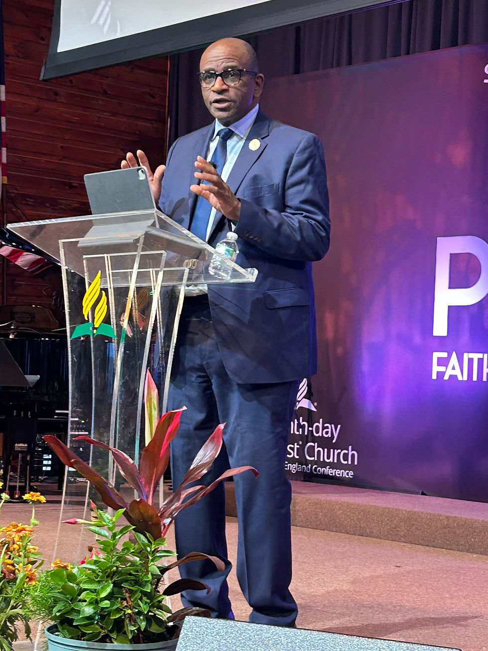 Leslie Pollard, former president of Oakwood University and now NAD assistant to the president for continuing pastoral education, preached Friday night and Sabbath morning.