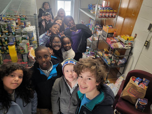 SLA Students Collect Items for Local Food Bank